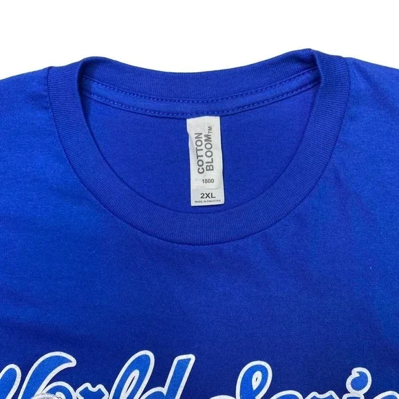 2024 World Series New York Yankees x LA Los Angeles Dodgers baseball shirt XXL - Picture 4 of 4